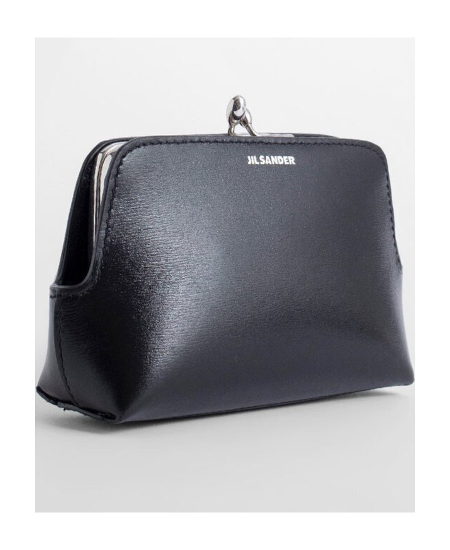 Jil Sander Goji Leather Mini Bag In Black