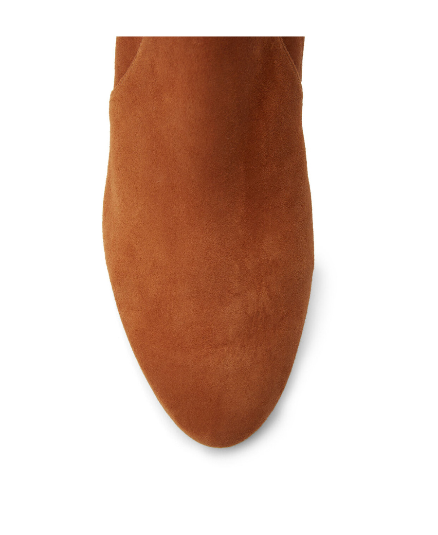 Stuart Weitzman Suede Leather And Ankle Boots In Brown