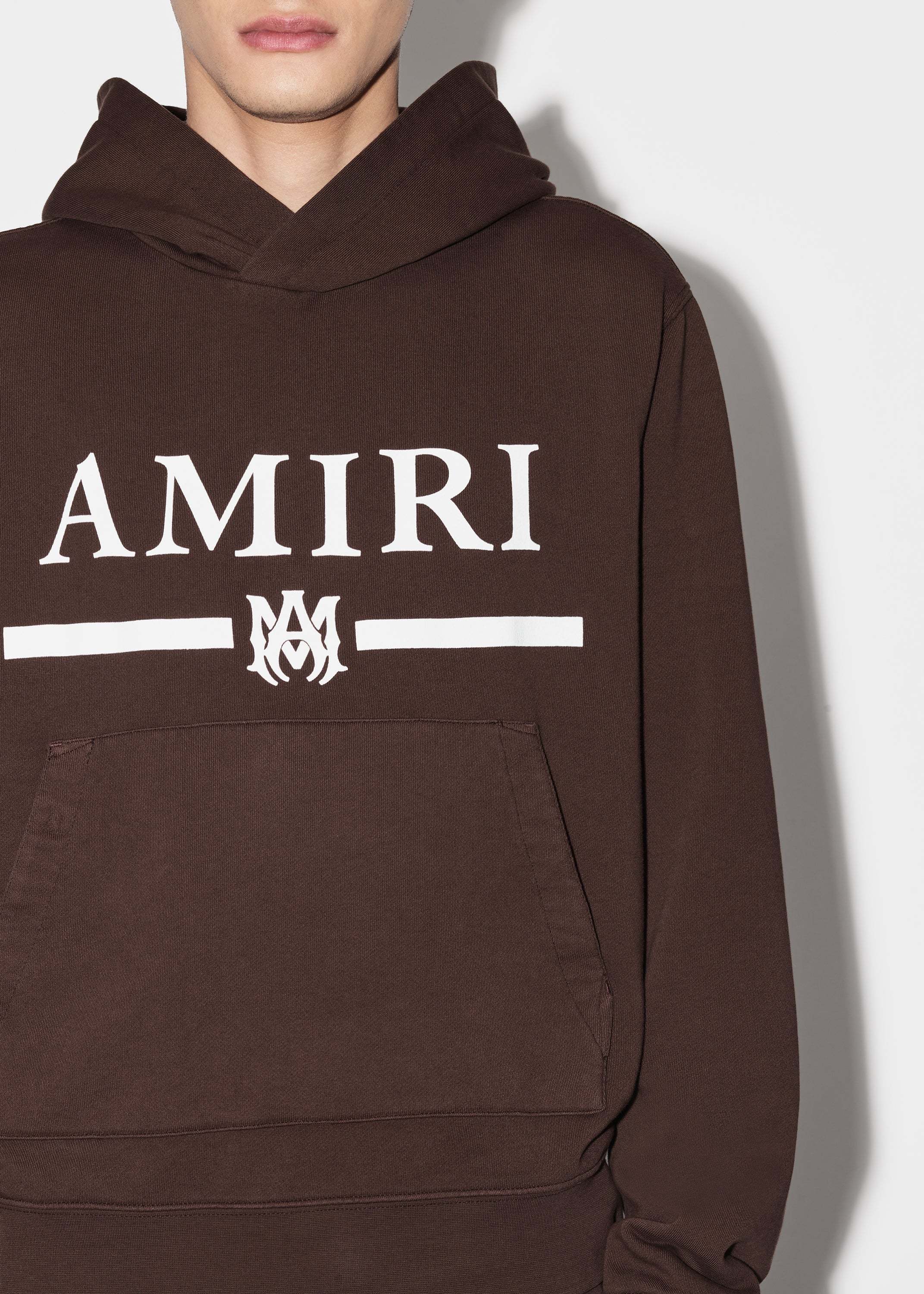 Shop Amiri Logo Hooded Hooded Sweater In Red