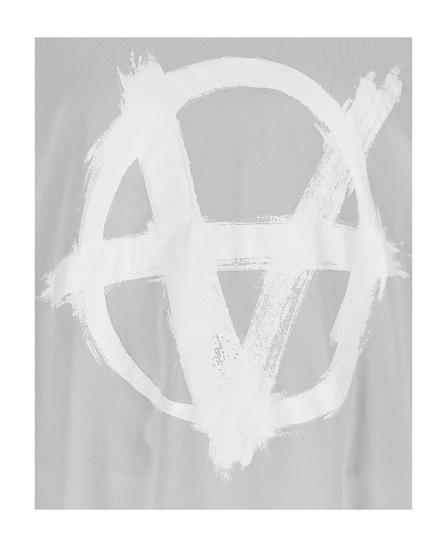 Vetements Reverse Anarchy T-shirt In Gray