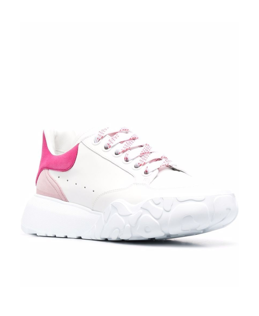 Alexander Mcqueen Court Lace-up Sneakers In White