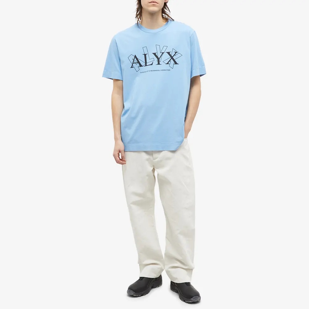 Alyx Logo Short-sleeved T-shirt In Blue