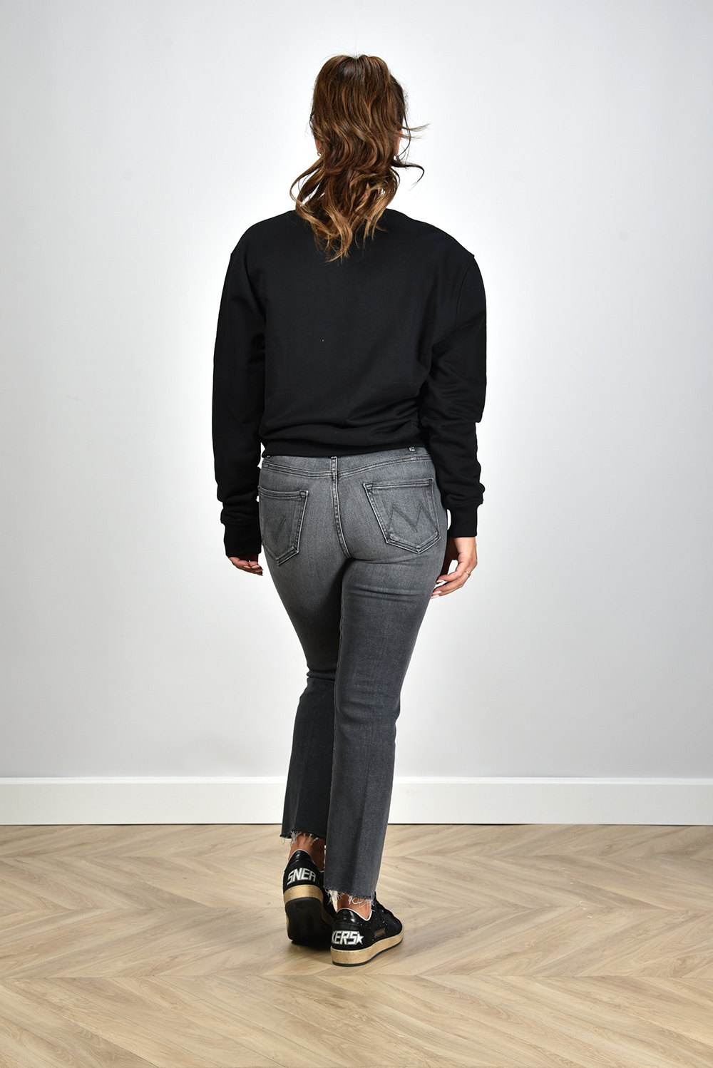 Ami Alexandre Mattiussi Long-sleeved Sweater In Black