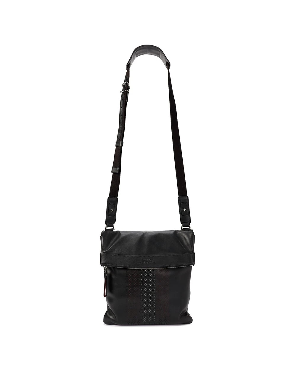 Bally Logo Shoulder Bag In Black