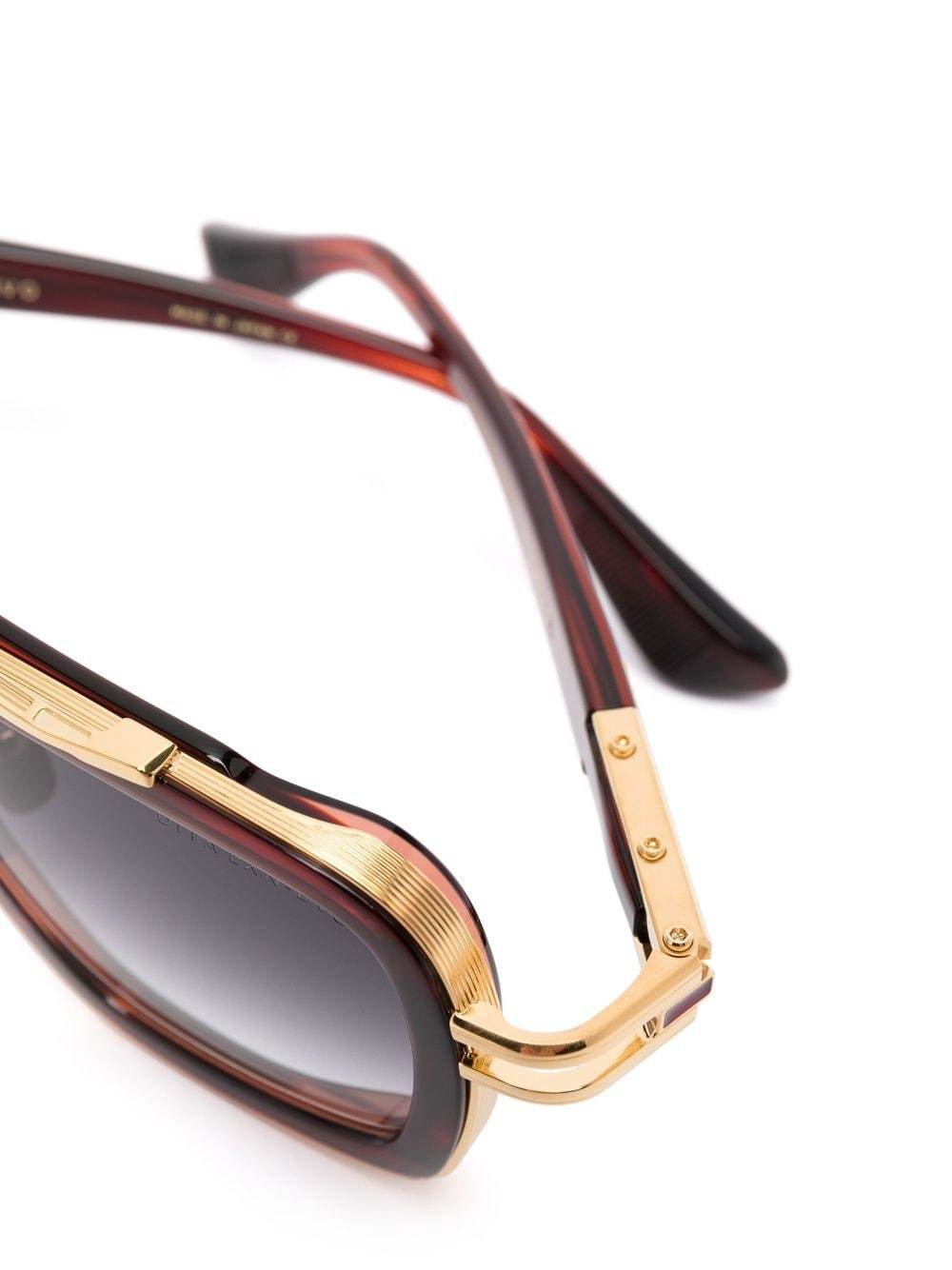 Dita Eyewear Square-frame Sunglasses In Multicolor