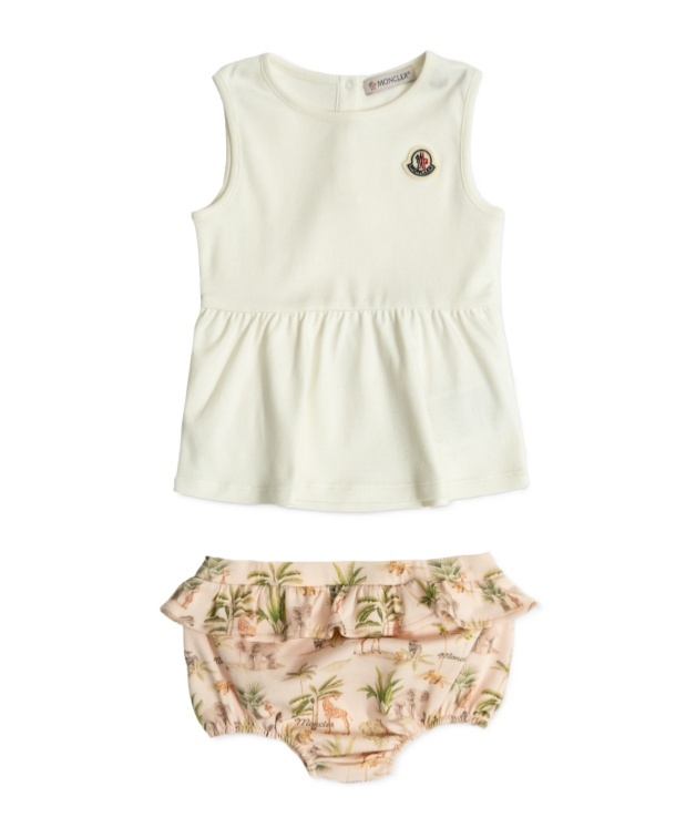 Moncler Sleeveless Dress In White