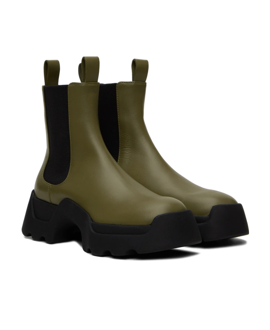 PROENZA SCHOULER STOMP LEATHER CHELSEA BOOTS
