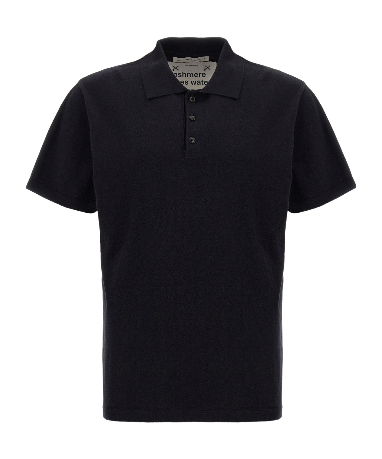 Shop Extreme Cashmere Short-sleeved Polo Shirt In Black