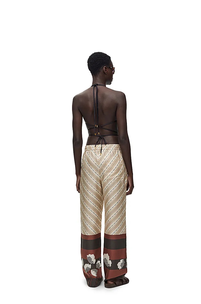 Loewe Bikini Top In Technical Jersey In Black