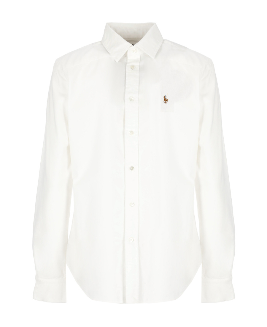 Polo Ralph Lauren Polo Pony Cotton Shirt In White