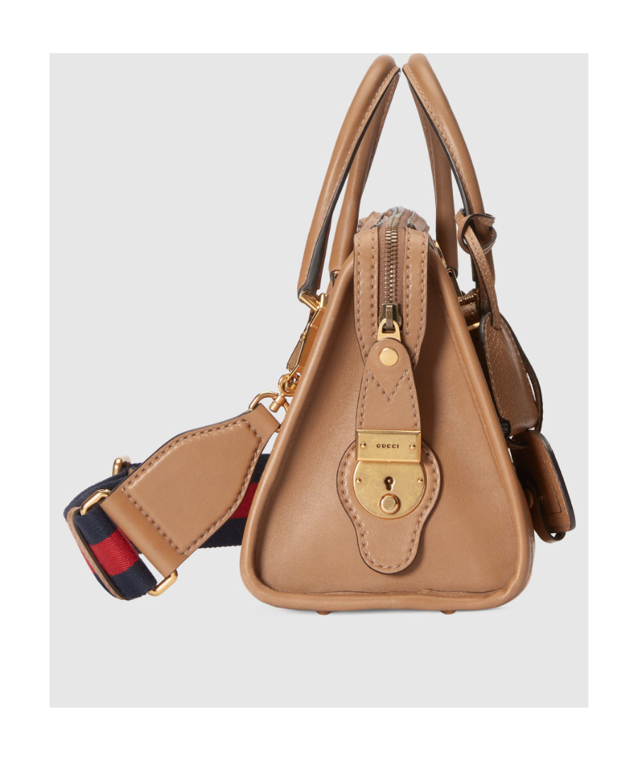 Gucci Web-stripe Tote Bag In Pink