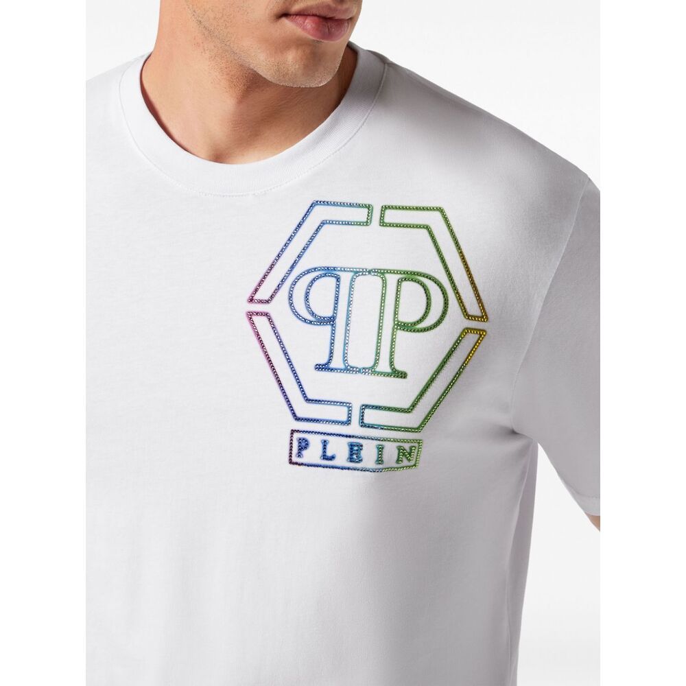 Philipp Plein White Cotton T-shirt In White