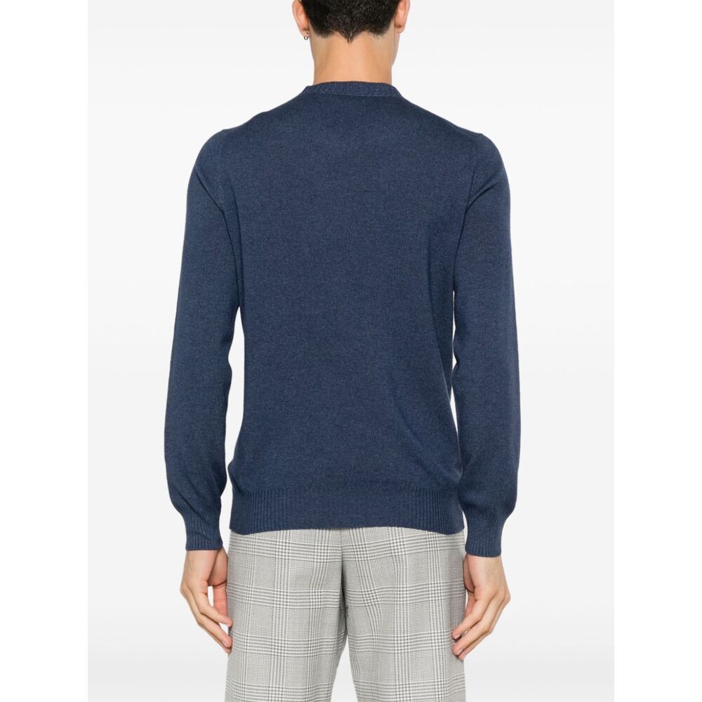 La Fileria For D'aniello Mixed Color Effect Sweater In Blue