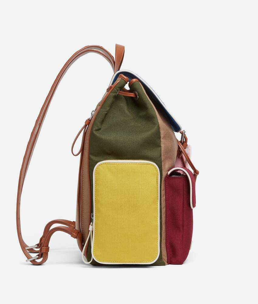 Bottega Veneta Crossroad Multipocket Backpack In Multi