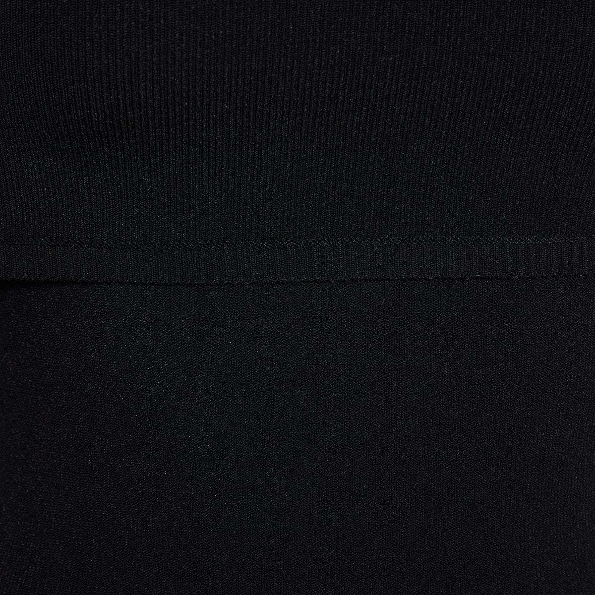 Alaïa Off-shoulder Knitted One-piece Tights In Black