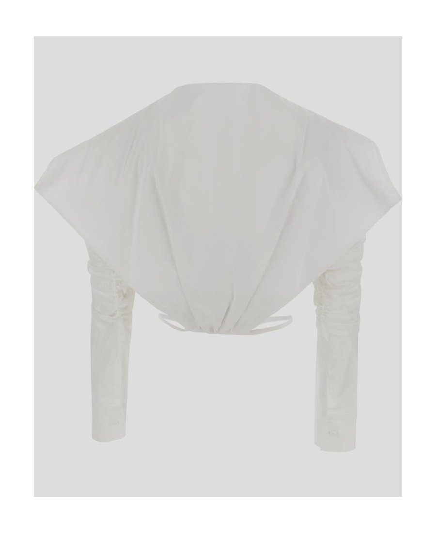 Jacquemus La Chemise Meio Top In White