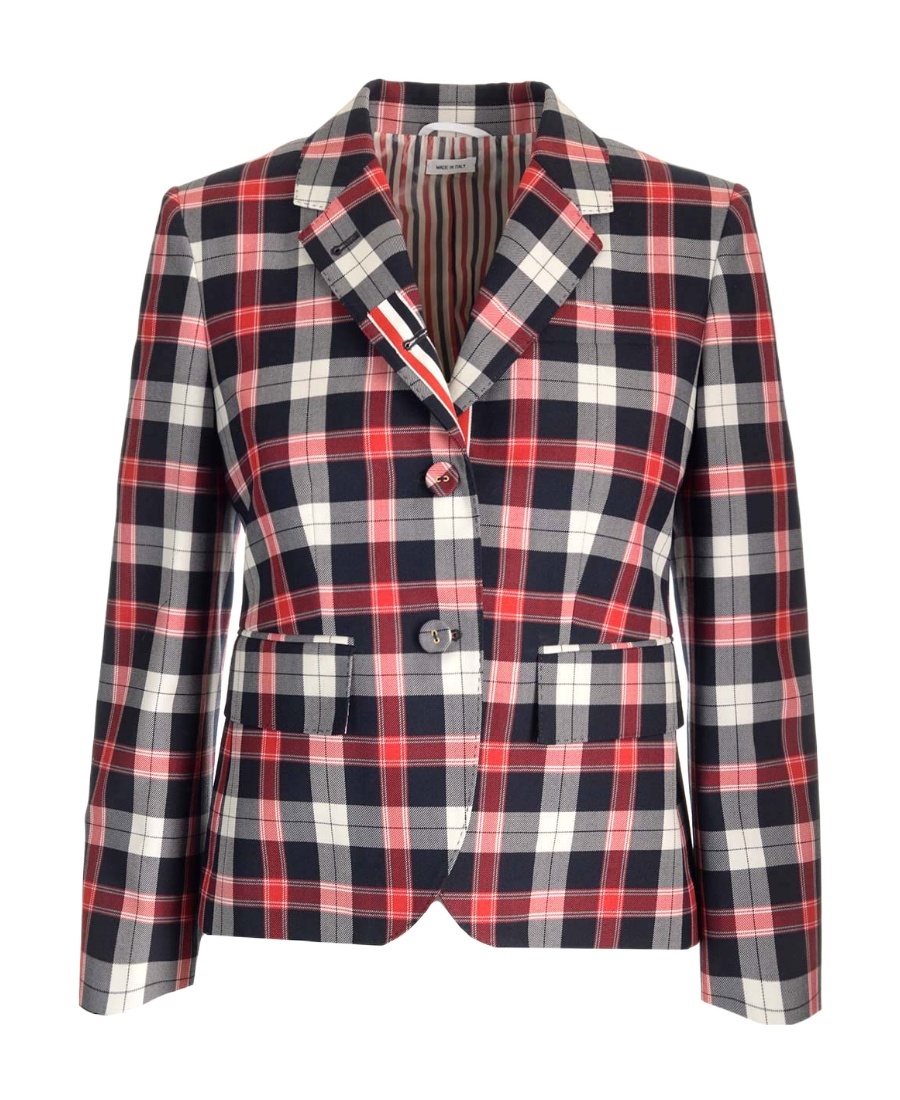 Thom Browne Sport Coat Jackets White In Multicolor