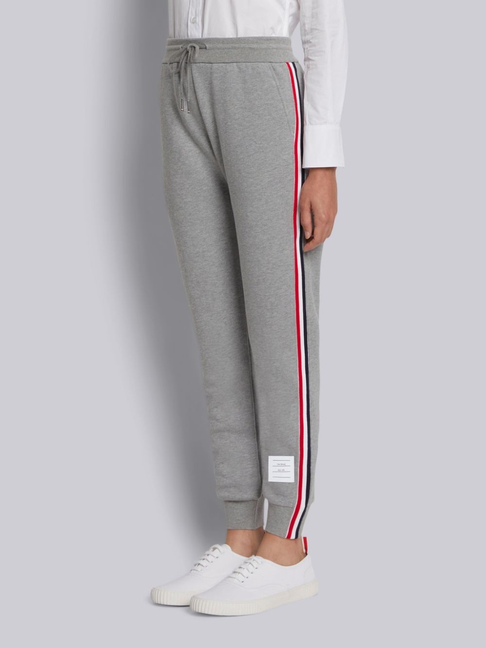 THOM BROWNE CLASSIC LOOPBACK STRIPE SWEATPANTS 