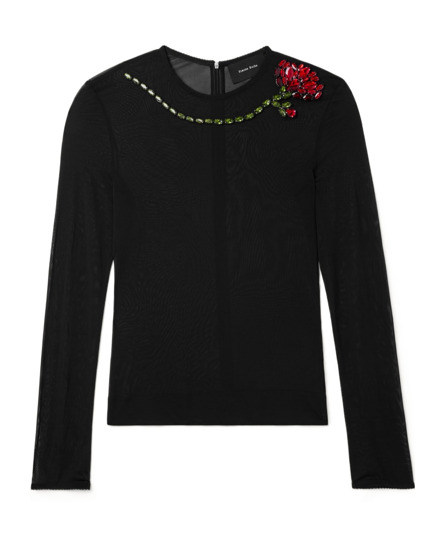 Simone Rocha Long-sleeved T-shirt In Black