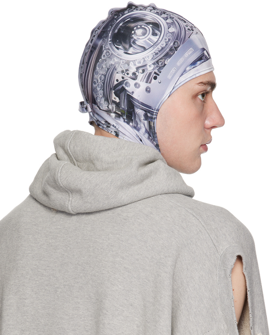 Doublet Humanoid Head Hood In Gray