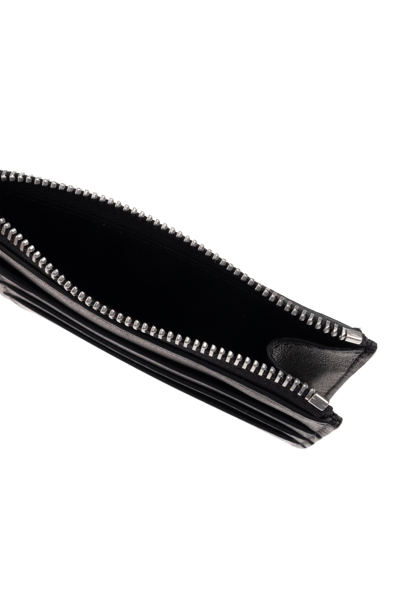 Dsquared2 Zip-fastening Logo Cardholder In Black