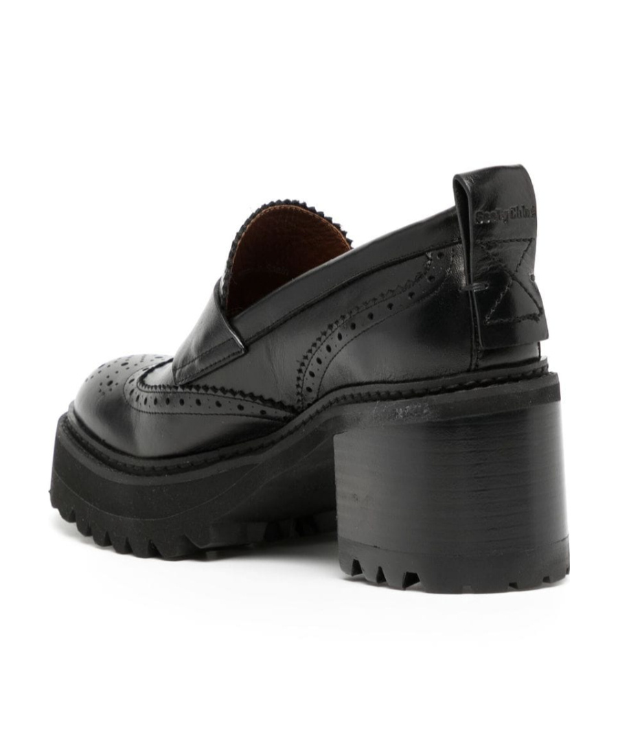 See By Chloé Round-headed High Heels In Black