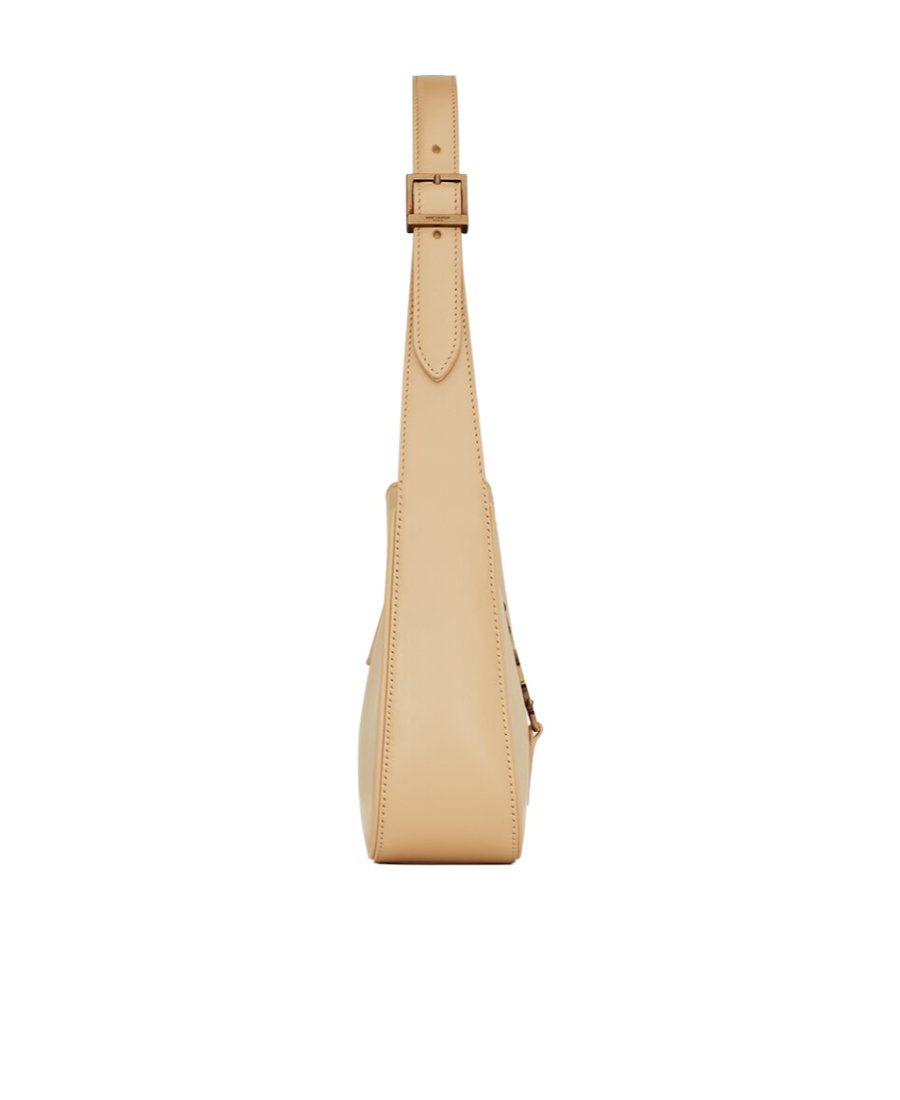 Saint Laurent Le 5 À 7 Hobo Bag In Smooth Leather In Nude