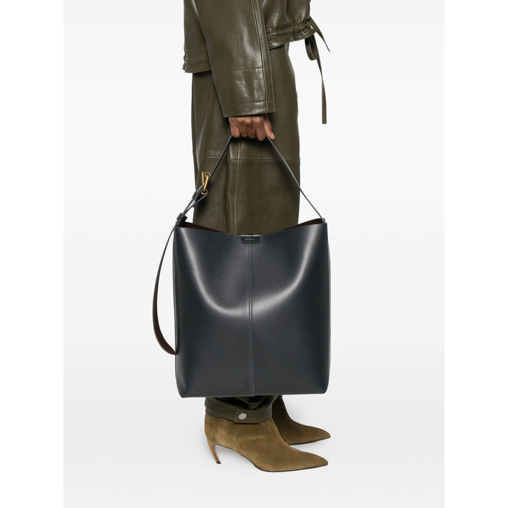 Soeur Letter Logo Shoulder Bag In Black