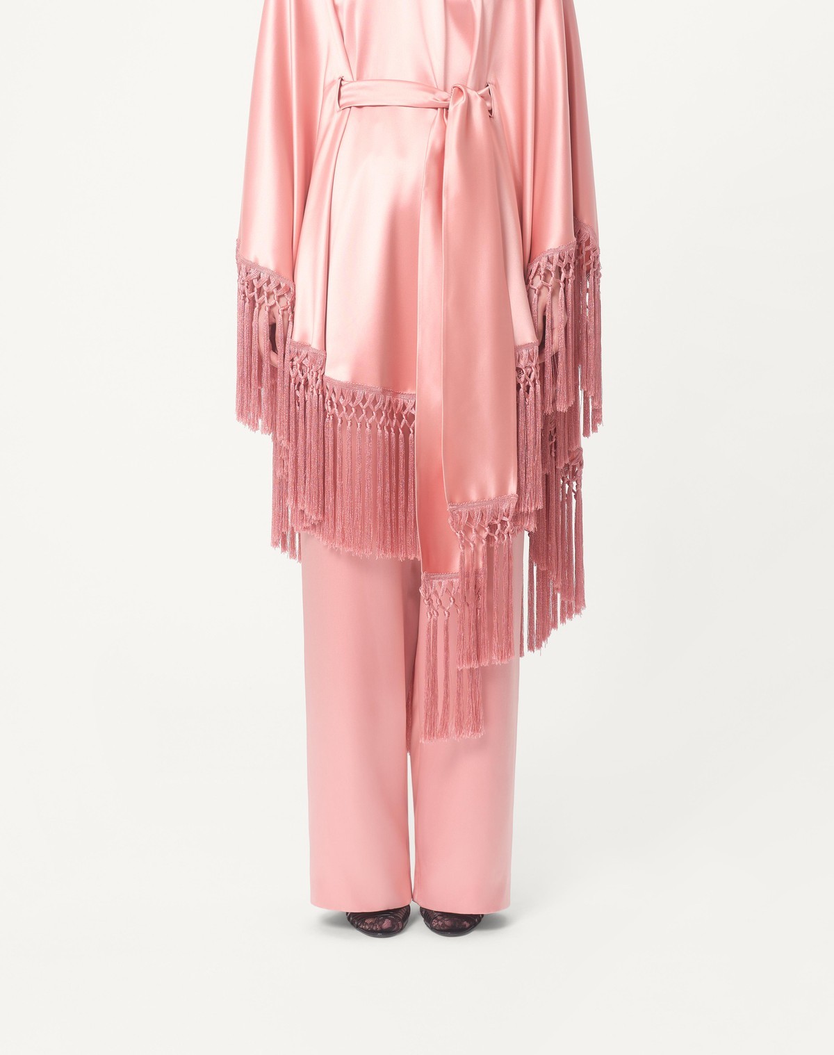 Valentino Elastic Waist Casual Pants In Geranium