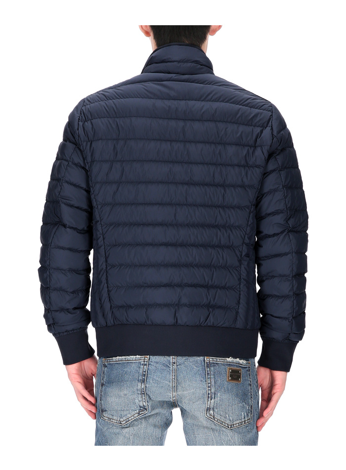 Parajumpers Navy Padded Ugo Down Jacket In Black