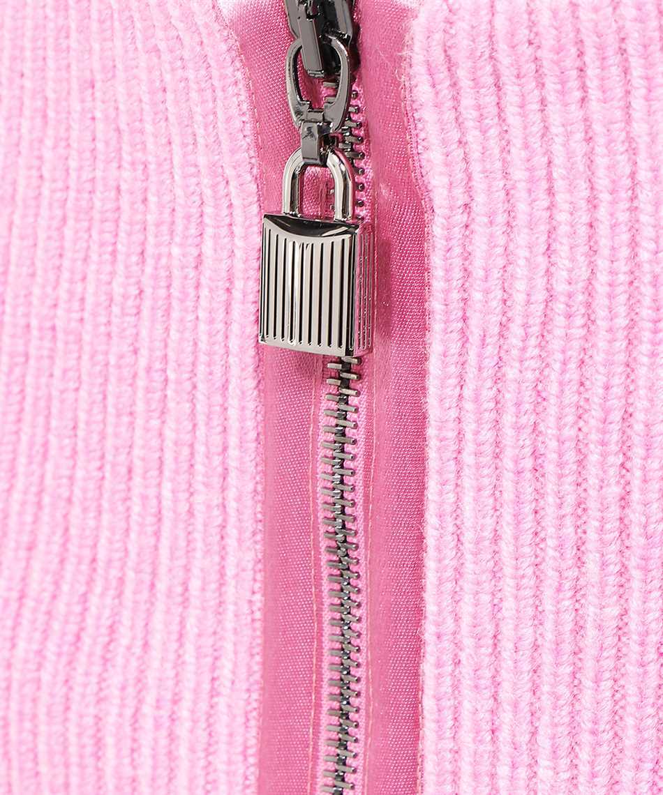 Tom Ford Knitted Rib Skirt In Pink