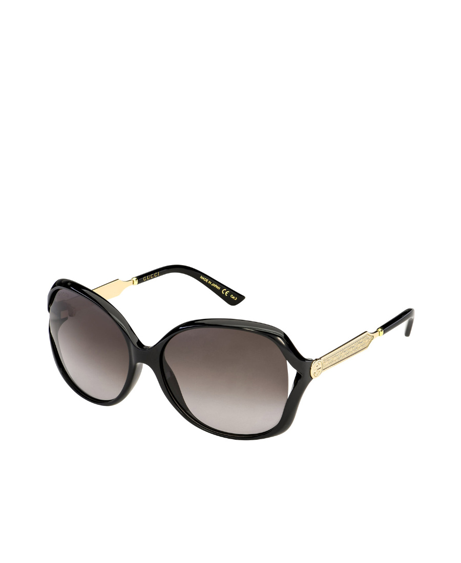 Gucci Eyewear Butterfly Sunglasses In Black