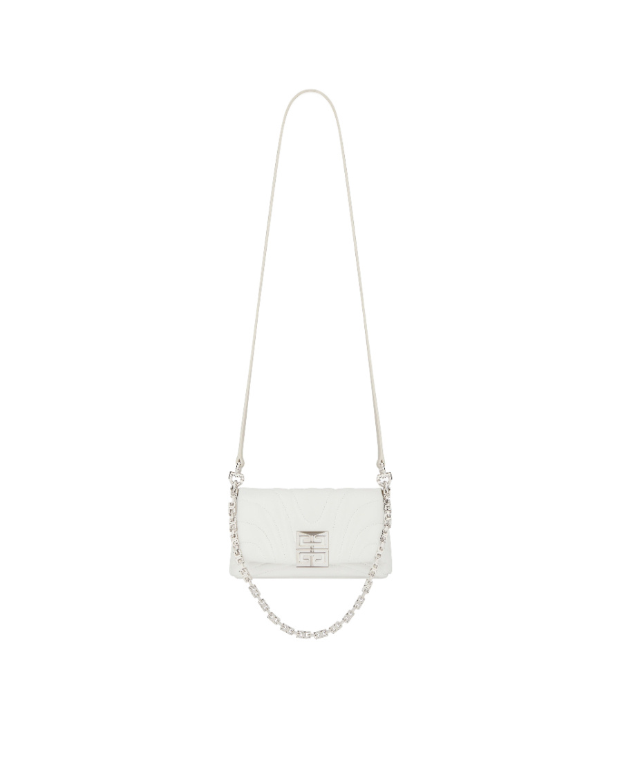 Givenchy Micro 4g Soft Shoulder Bag In White