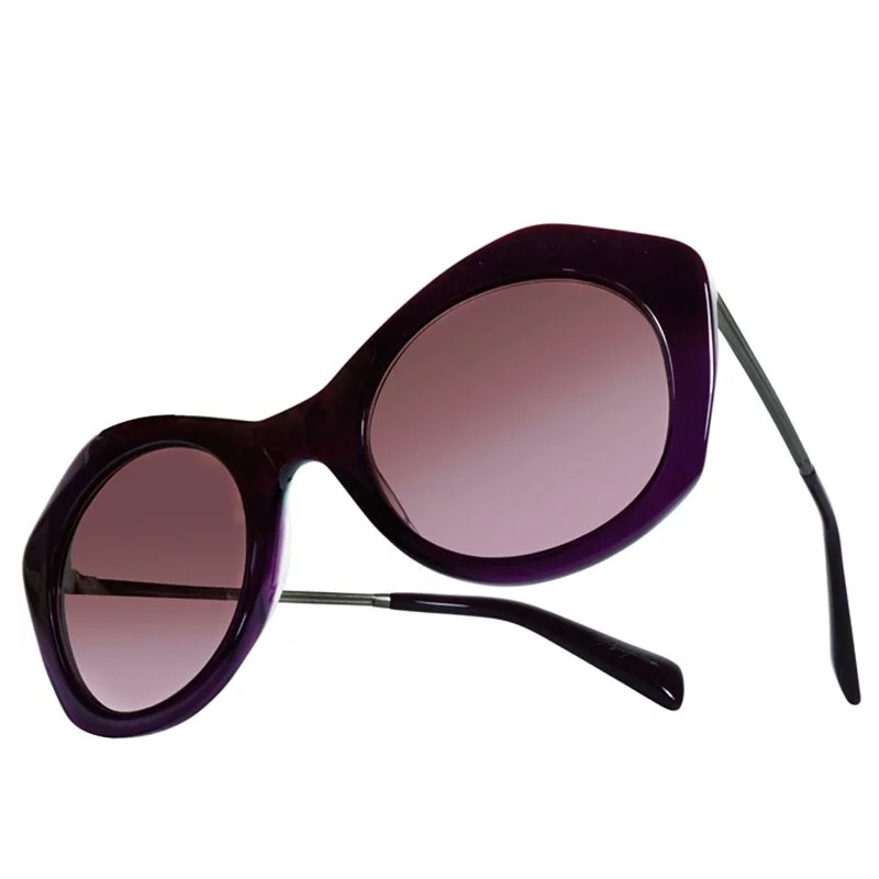 Yohji Yamamoto Irregular Sunglasses In Black