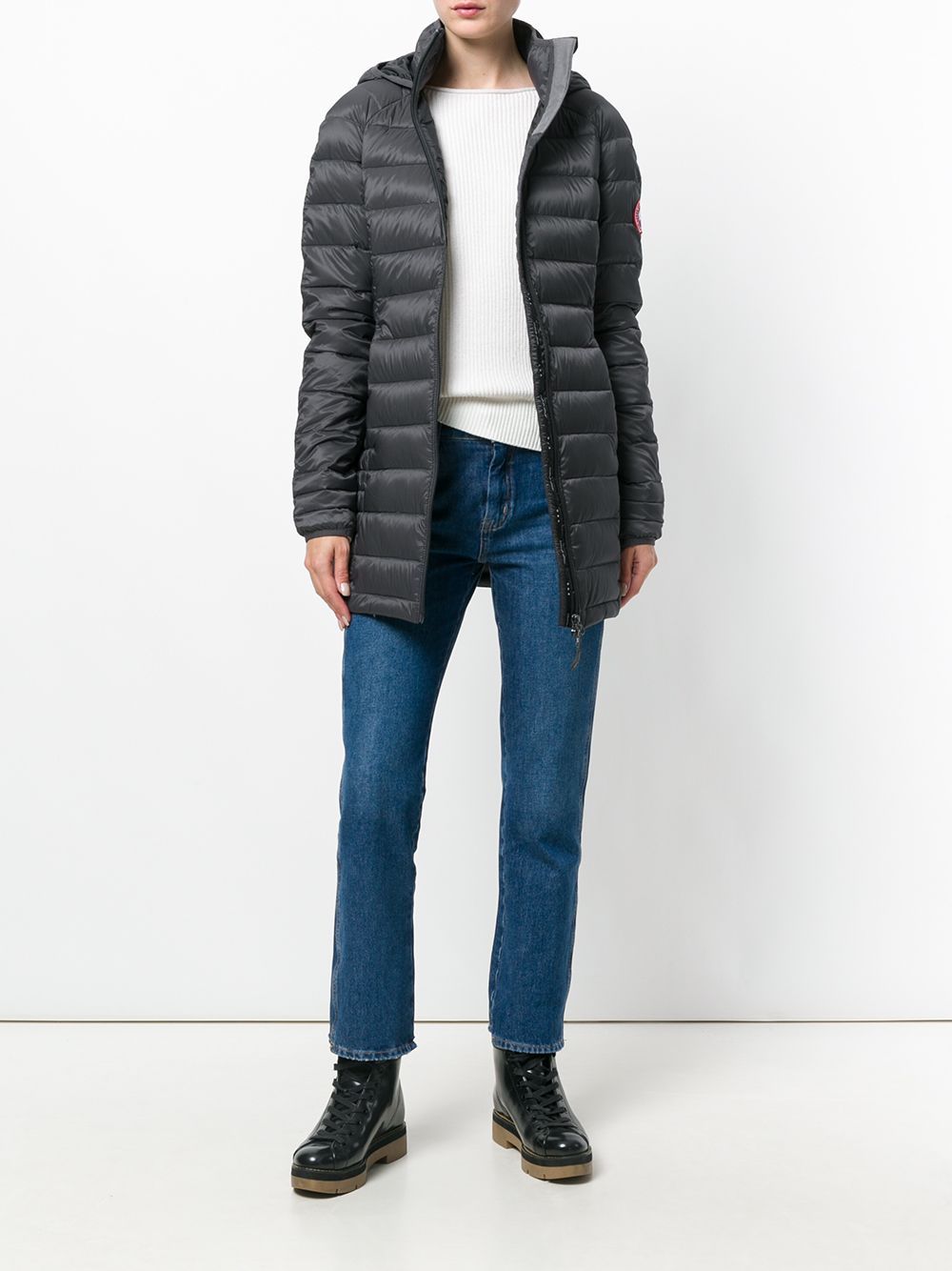 CANADA GOOSE QUILTED DESIGN DOWN JACKET 