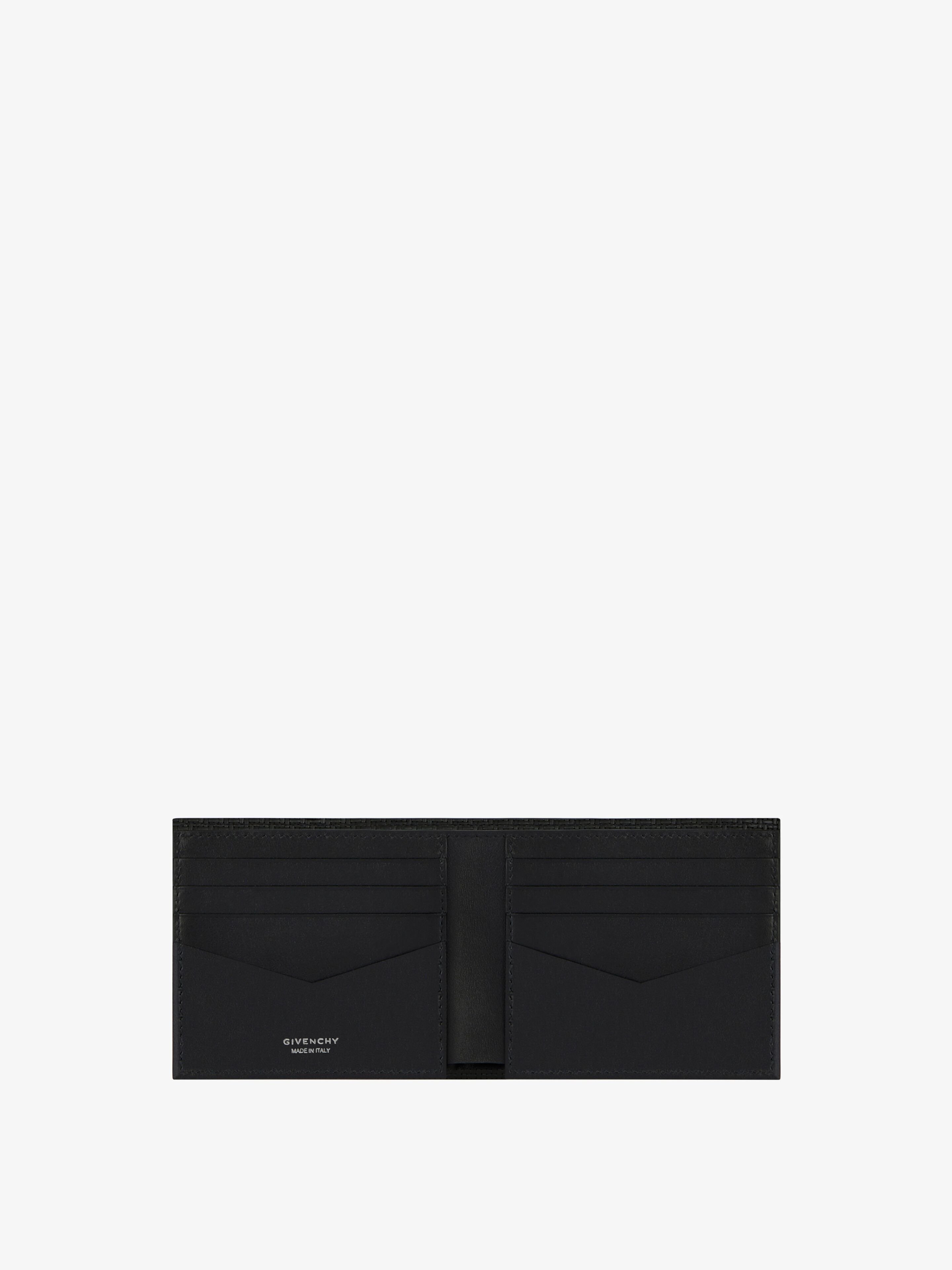 Givenchy Wallet In Classic 4g Leather In Black