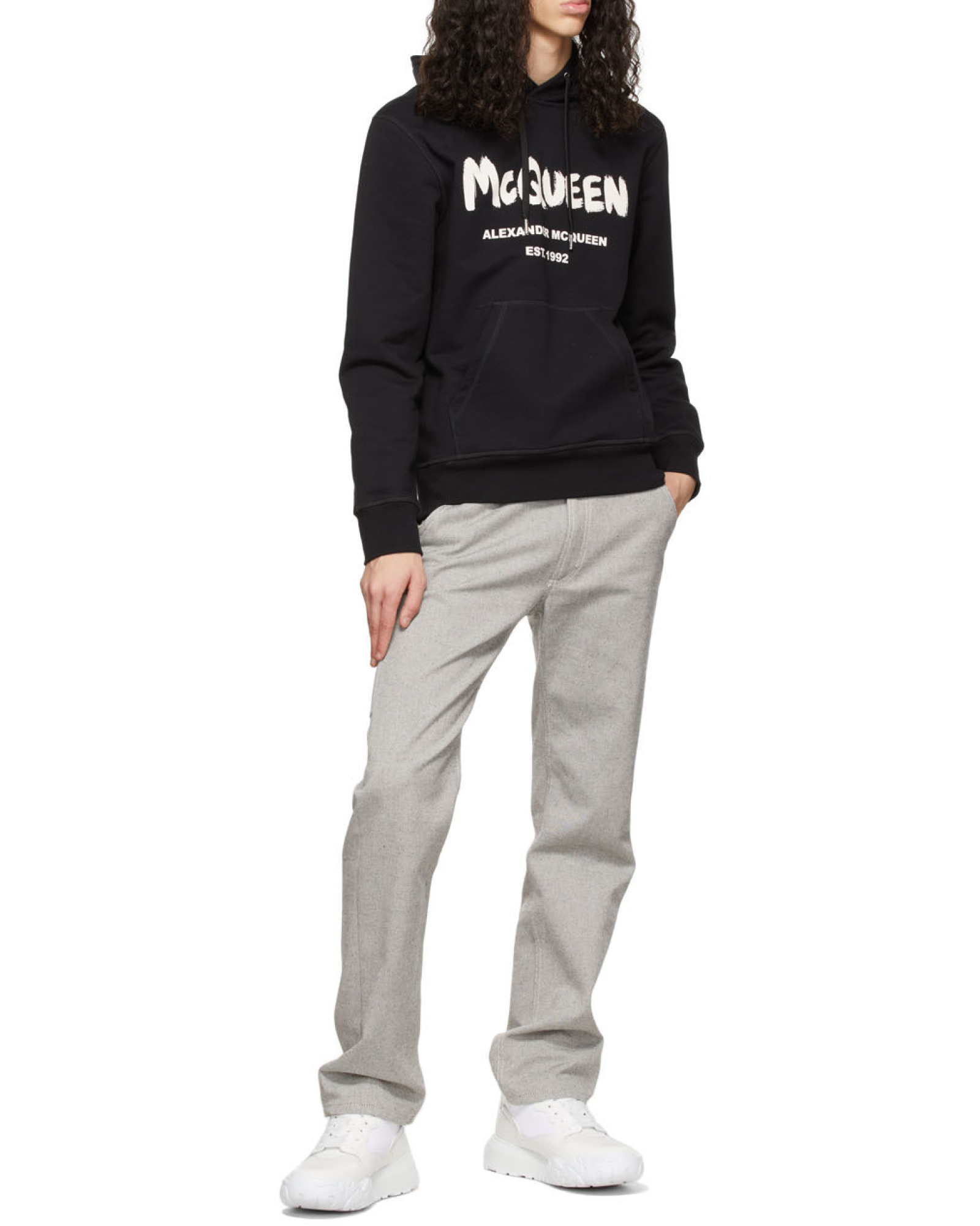 Alexander Mcqueen Court Low-top Sneakers In White