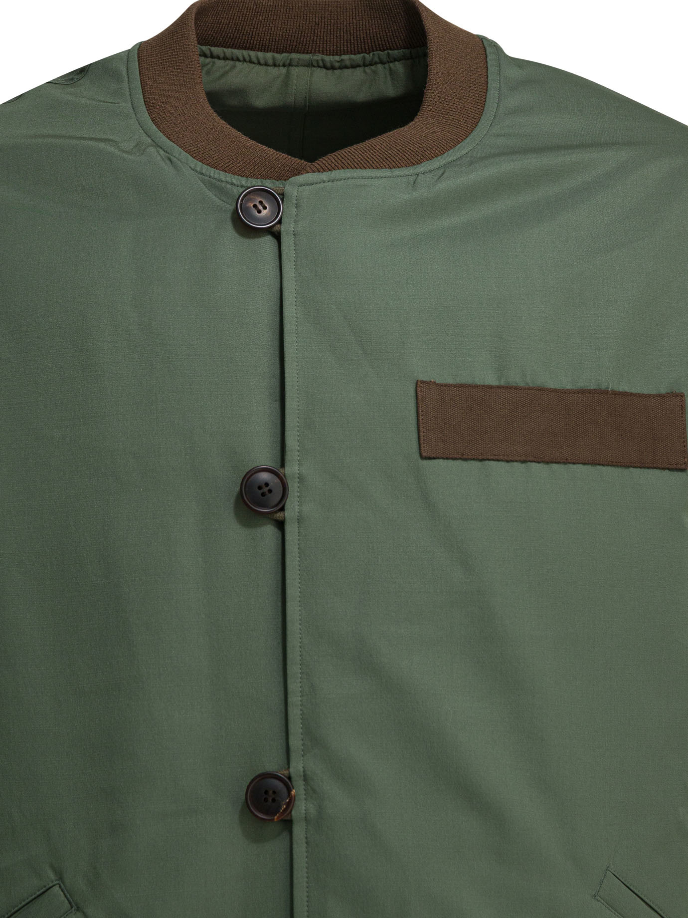 Visvim Long-sleeved Down Jacket In Green