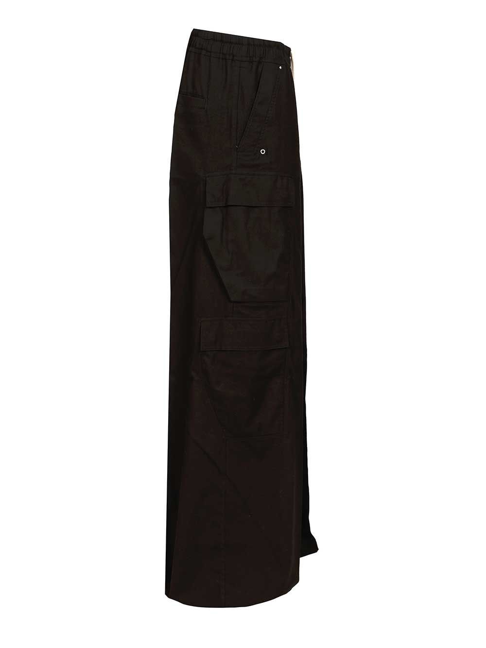 Rick Owens Drawstring Casual Pants In Black