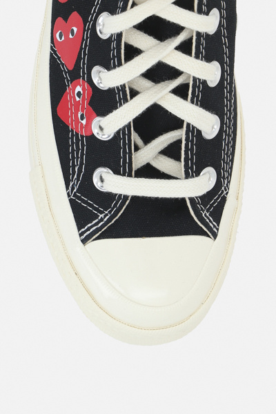 Comme Des Garçons Play X Converse Comme Des Garcons Play Converse Sneakers Black In White