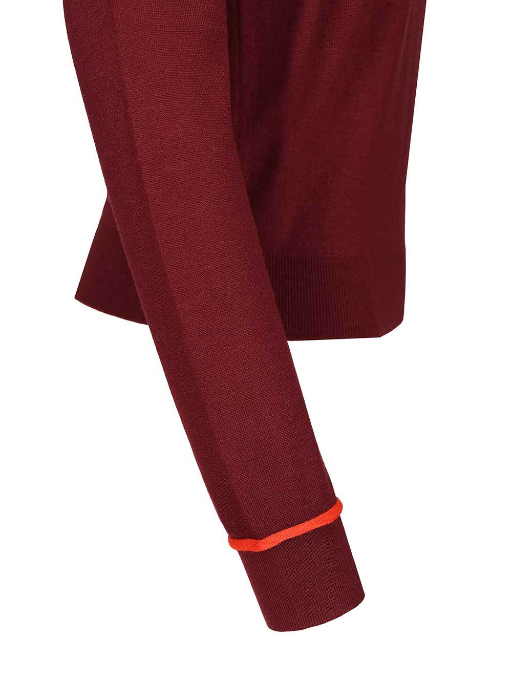 Loewe Sweater Knitwear Bordeaux In Red