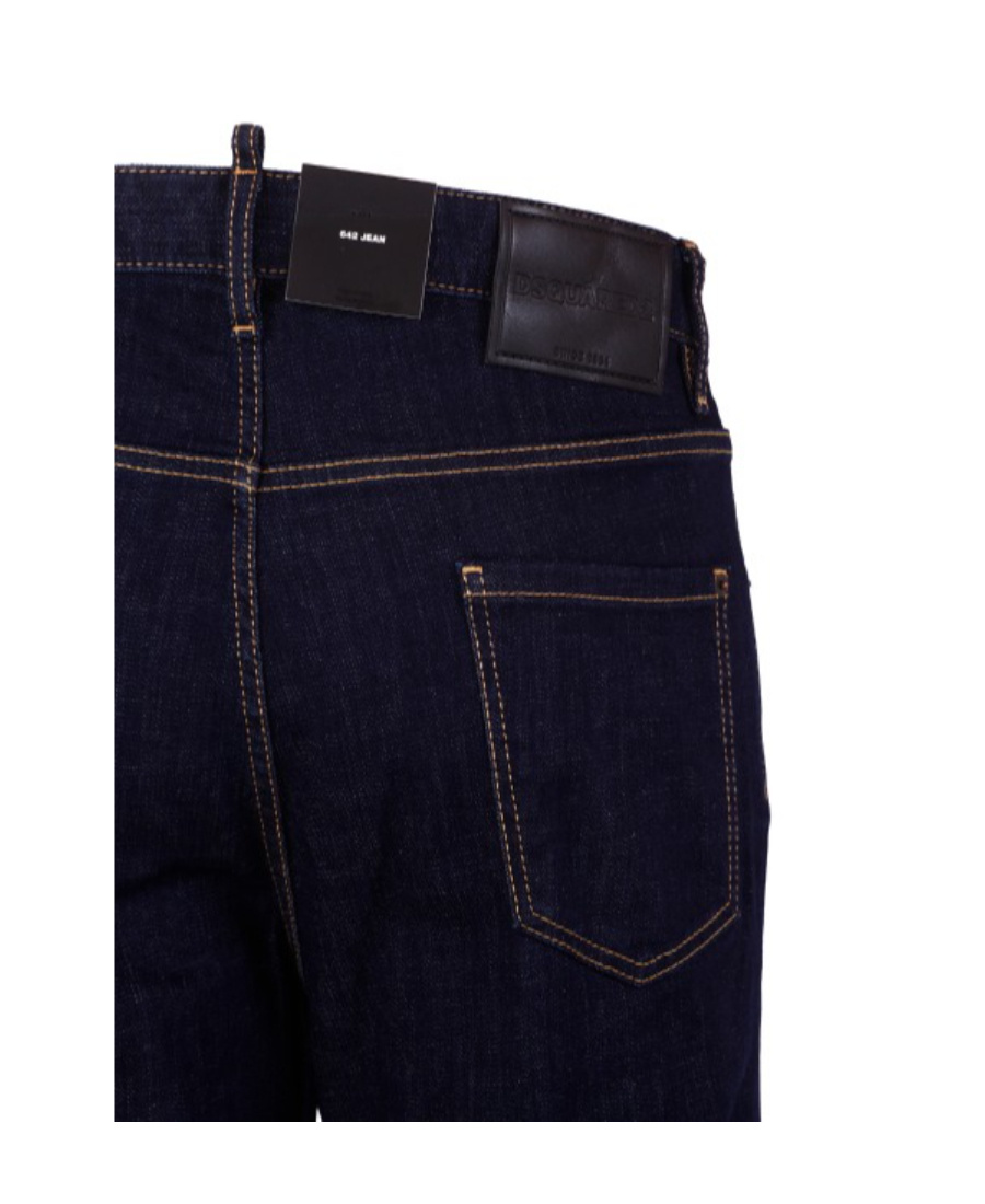 Dsquared2 Slim Indigo Denim With Logo Detailing In Blue