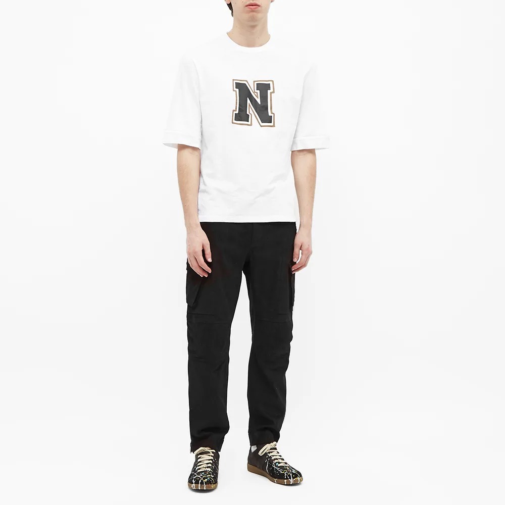 Neil Barrett Logo Printed T-shirt In White