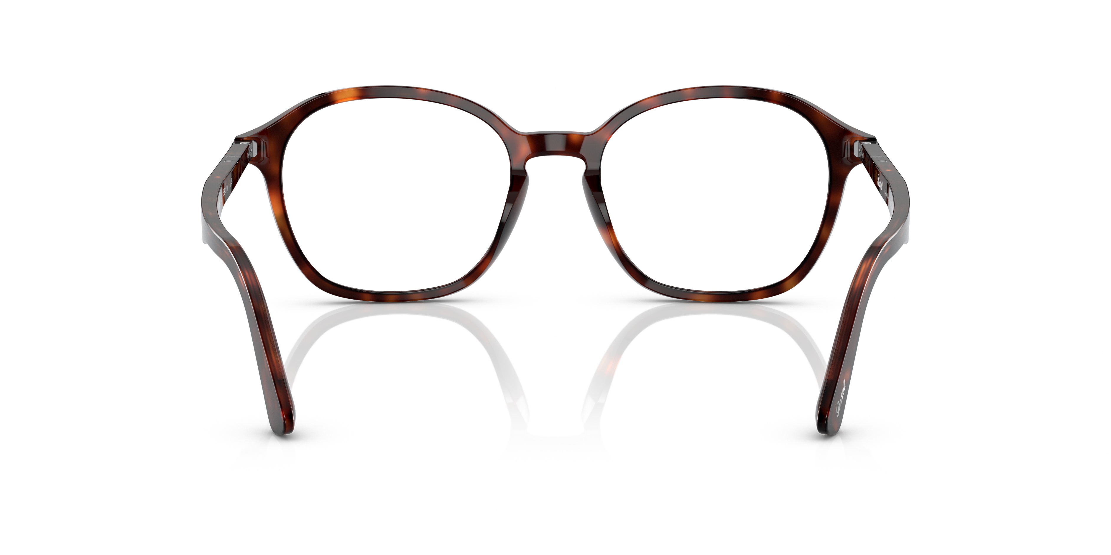 Persol Round Frame Glasses In Black