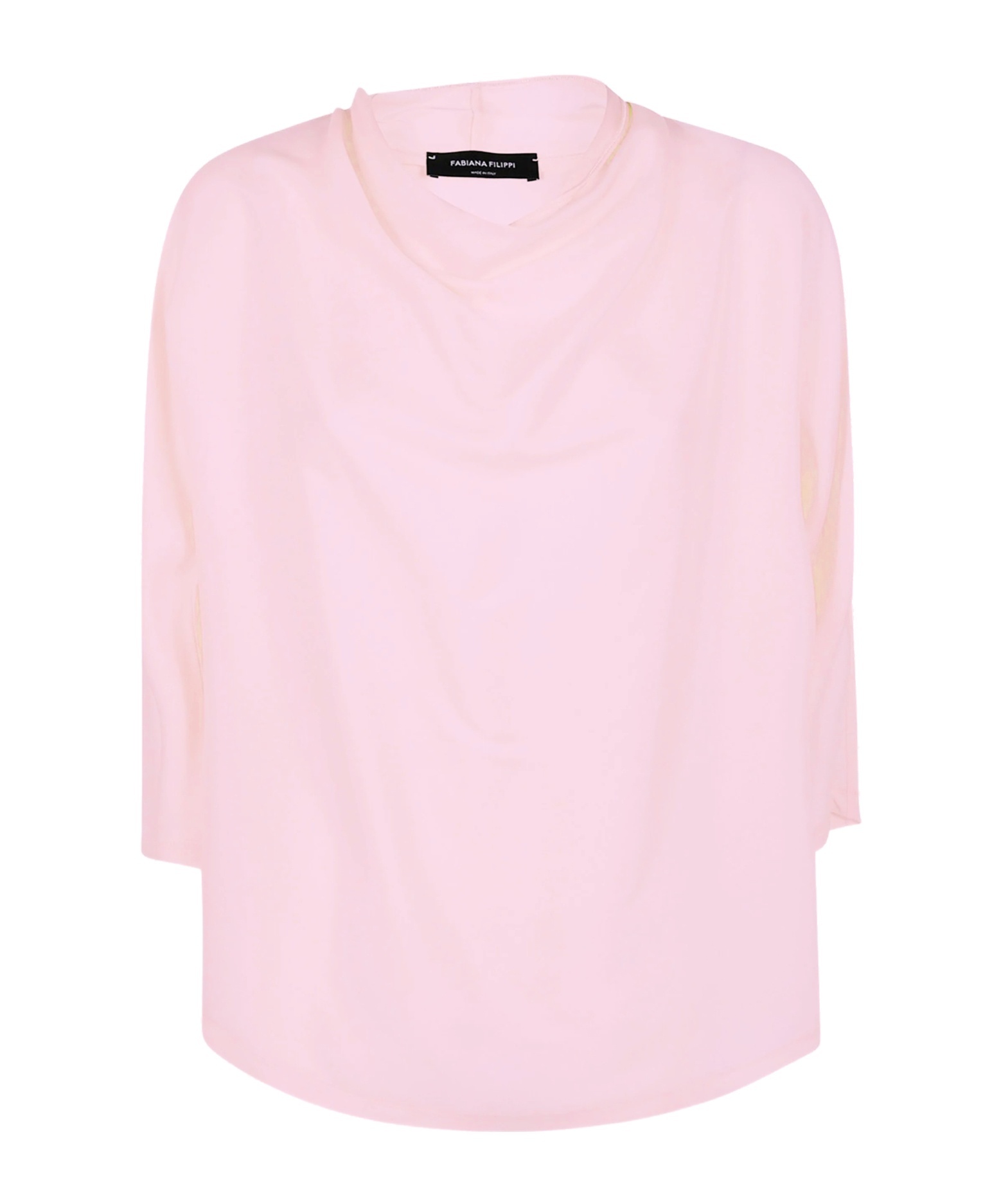 Fabiana Filippi Crew Neck Top In Pink