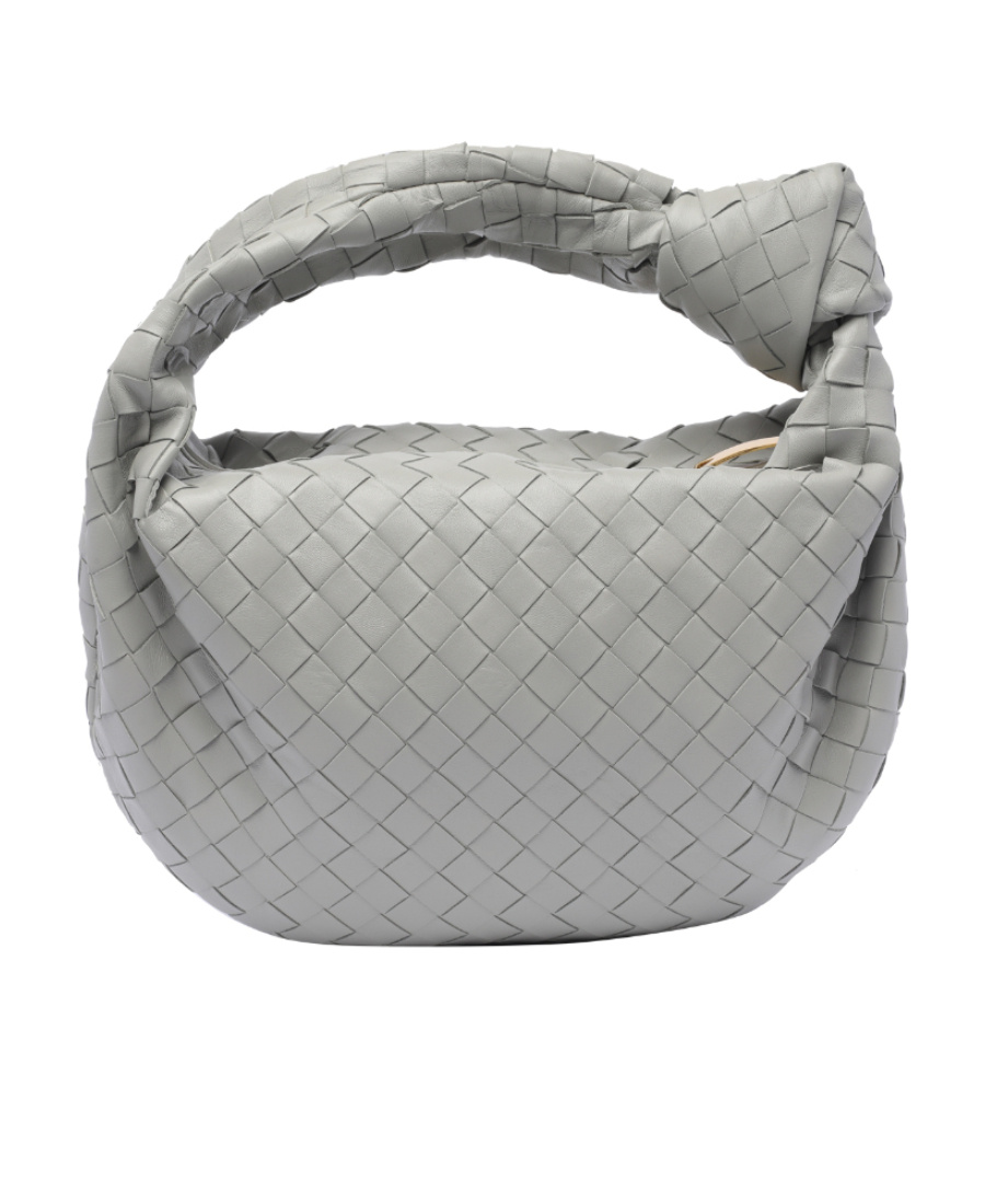 Bottega Veneta Kink A Handbag In Gray