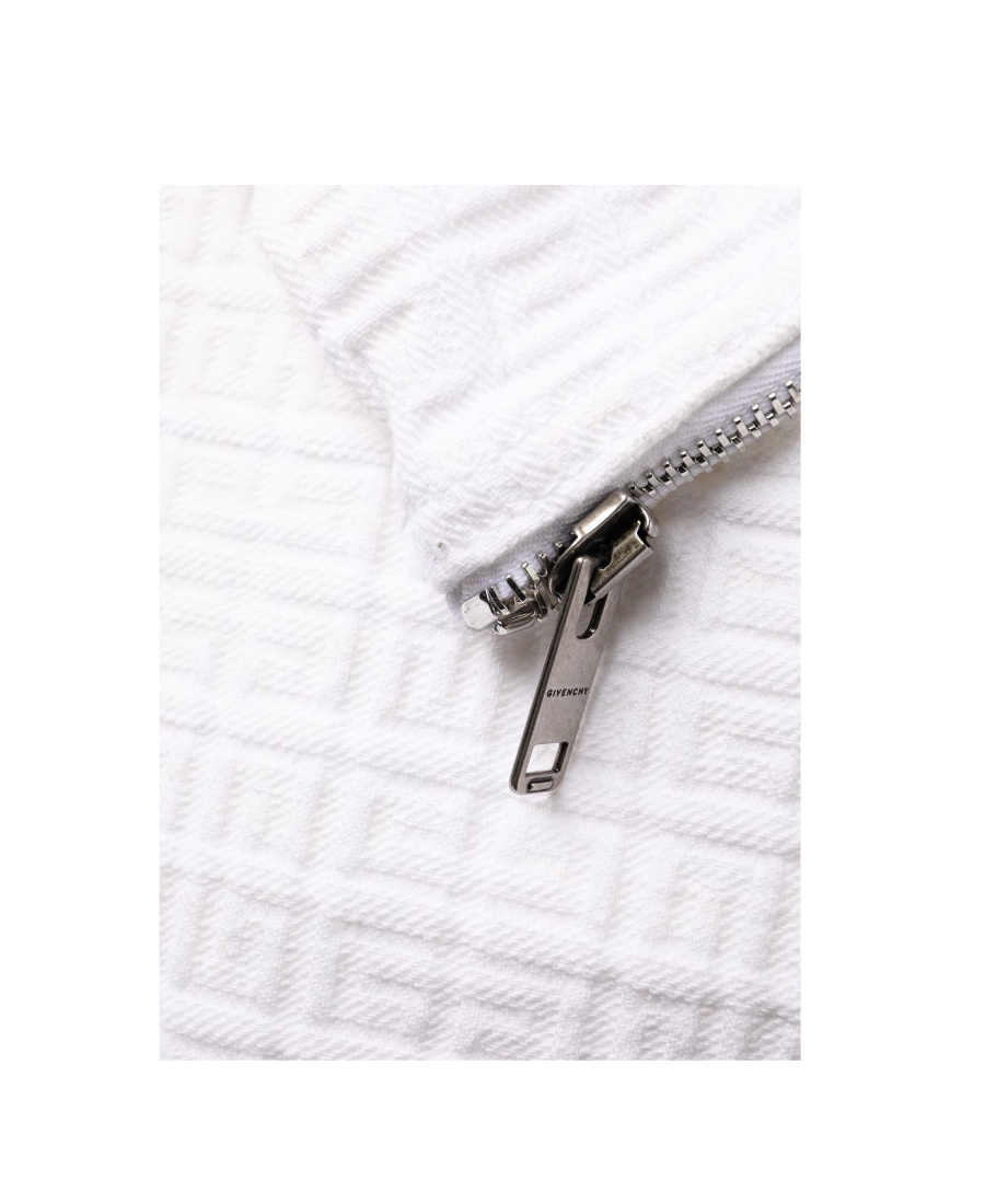 Givenchy Slim-cut 4g-motif Trousers In White