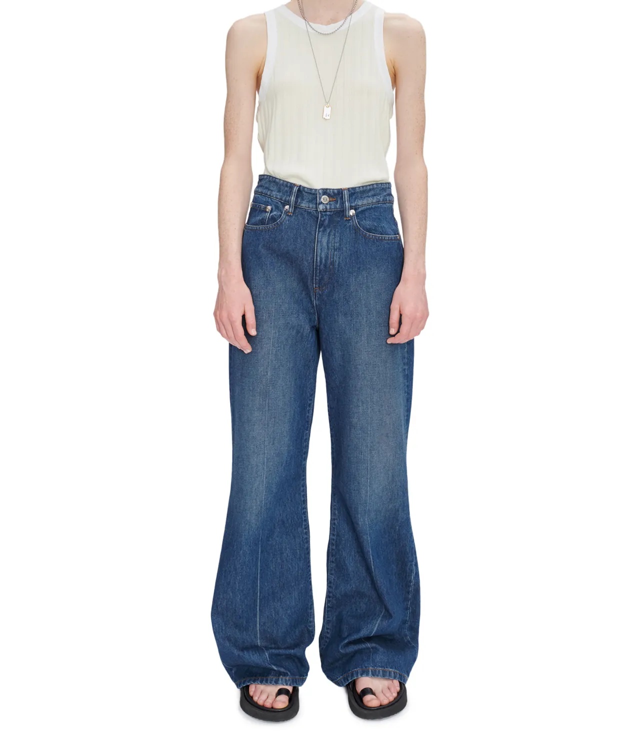 Apc Lemaitre Ribbed-jersey Tank Top In White