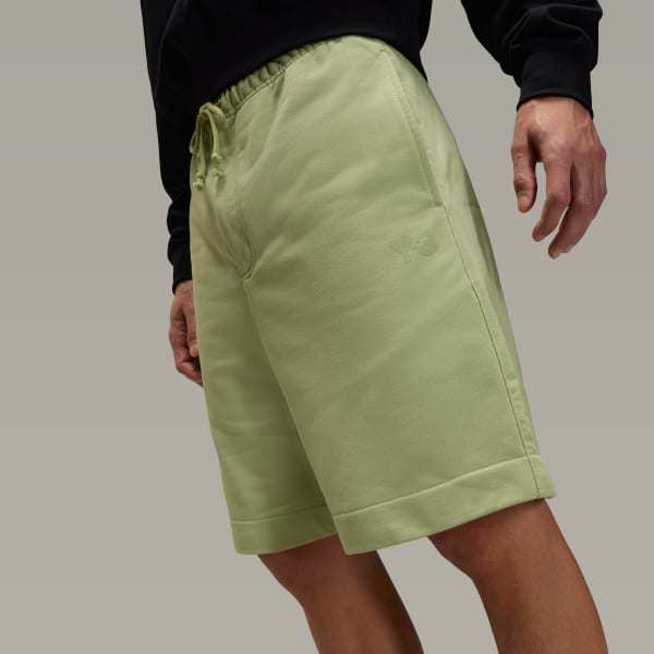 Y-3 French Terry Shorts In Green