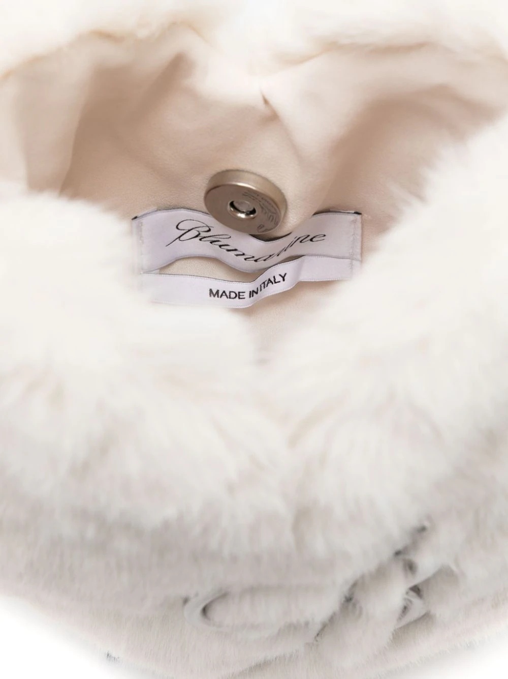 Blumarine Heart-shape Shoulder Bag In White